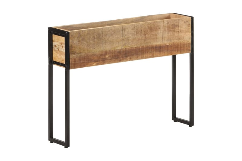 Odlingslåda 90x20x68 cm grovt mangoträ - Brun - Utemöbler - Övrigt utemöbler - Tillbehör - Övriga trädgårdstillbehör