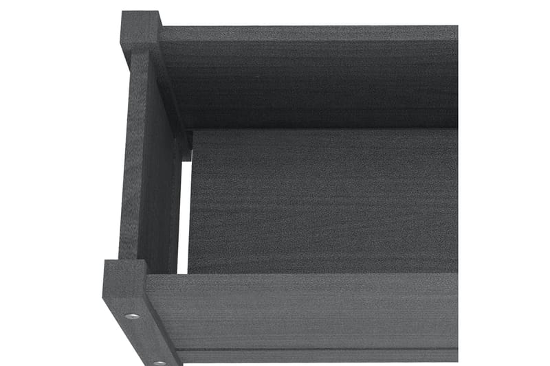 Odlingslåda grå 60x31x31 cm massiv furu - Grå - Utemöbler - Övrigt utemöbler - Tillbehör - Övriga trädgårdstillbehör