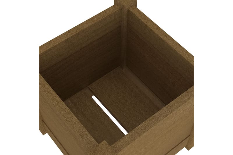 Odlingslåda honungsbrun 31x31x31 cm massiv furu - Honung - Utemöbler - Övrigt utemöbler - Tillbehör - Övriga trädgårdstillbehör