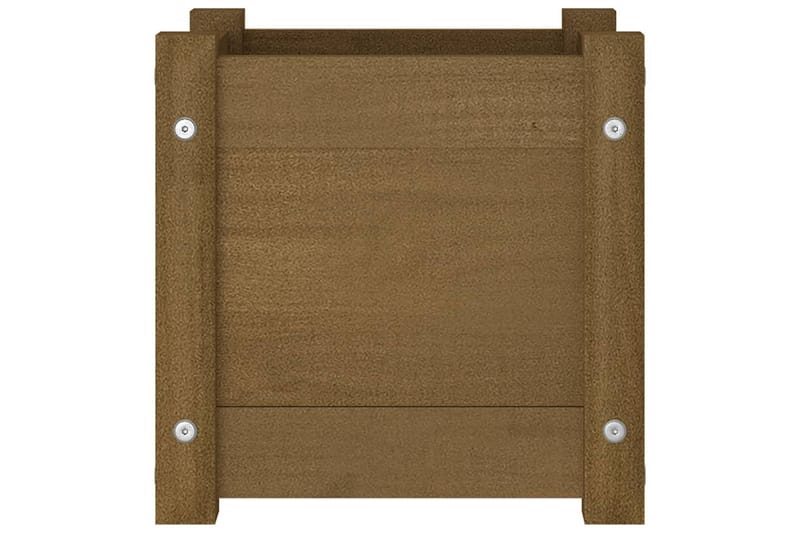 Odlingslåda honungsbrun 31x31x31 cm massiv furu - Honung - Utemöbler - Övrigt utemöbler - Tillbehör - Övriga trädgårdstillbehör