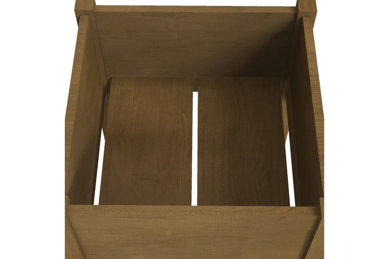 Odlingslåda honungsbrun 50x50x70 cm massiv furu - Honung - Utemöbler - Övrigt utemöbler - Tillbehör - Övriga trädgårdstillbehör