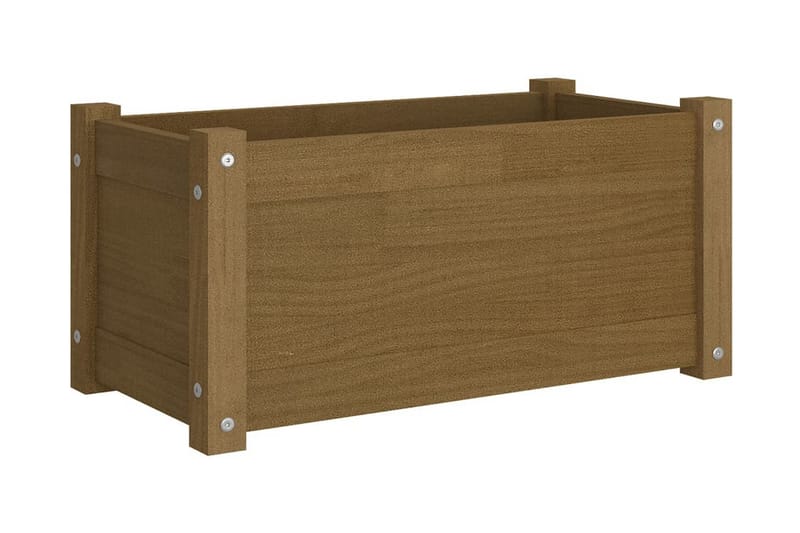 Odlingslåda honungsbrun 60x31x31 cm massiv furu - Honung - Utemöbler - Övrigt utemöbler - Tillbehör - Övriga trädgårdstillbehör