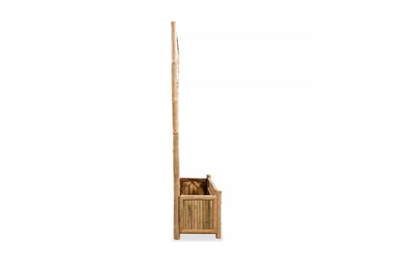 Odlingslåda med spaljé bambu 70 cm - Brun - Utemöbler - Övrigt utemöbler - Tillbehör - Övriga trädgårdstillbehör