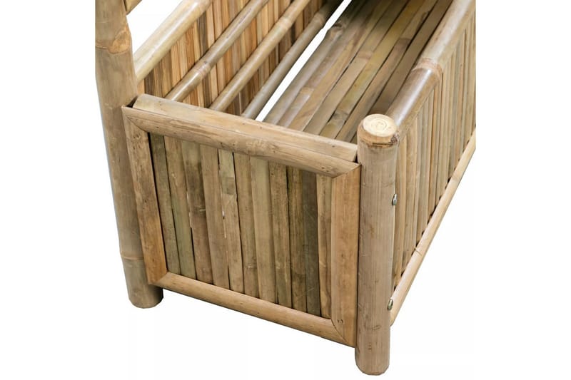 Odlingslåda med spaljé bambu 70 cm - Brun - Utemöbler - Övrigt utemöbler - Tillbehör - Övriga trädgårdstillbehör