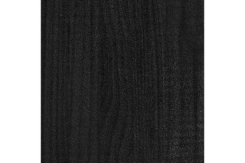 Odlingslåda svart 31x31x70 cm massiv furu - Svart - Övriga trädgårdstillbehör - Blomlåda