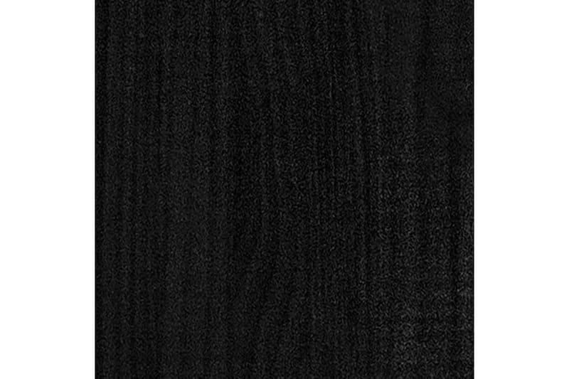 Odlingslåda svart 40x40x40 cm massiv furu - Svart - Övriga trädgårdstillbehör - Blomlåda