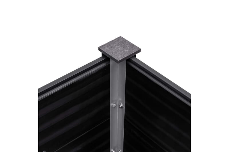 Odlingslåda upphöjd 150x100x91 cm WPC grå - Grå - Utemöbler - Övrigt utemöbler - Tillbehör - Övriga trädgårdstillbehör