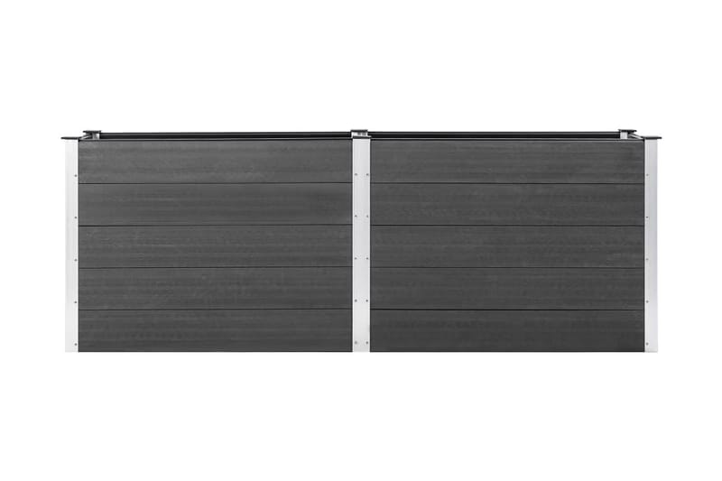 Odlingslåda upphöjd 150x100x91 cm WPC grå - Grå - Utemöbler - Övrigt utemöbler - Tillbehör - Övriga trädgårdstillbehör