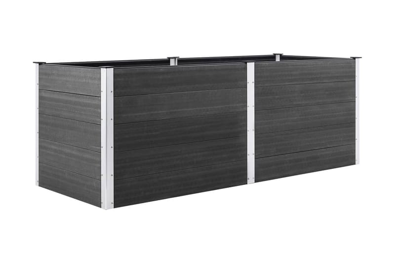 Odlingslåda upphöjd 150x50x91 cm WPC grå - Grå - Utemöbler - Övrigt utemöbler - Tillbehör - Övriga trädgårdstillbehör