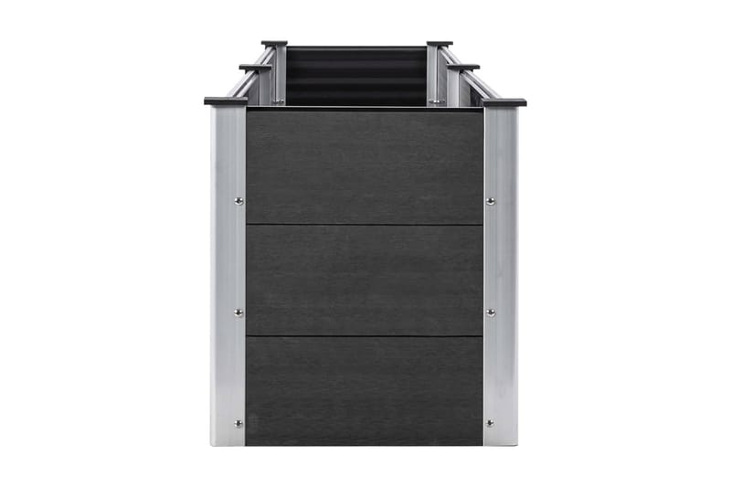 Odlingslåda upphöjd 250x50x54 cm WPC grå - Grå - Utemöbler - Övrigt utemöbler - Tillbehör - Övriga trädgårdstillbehör