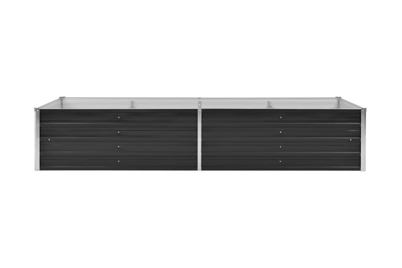 Odlingslåda upphöjd antracit 240x80x45 cm galvaniserat stål - Grå - Utemöbler - Övrigt utemöbler - Tillbehör - Övriga trädgårdstillbehör