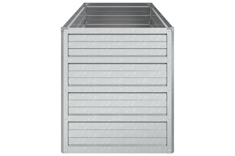 Odlingslåda upphöjd galvaniserat stål 100x40x45 cm silver - Silver - Utemöbler - Övrigt utemöbler - Tillbehör - Övriga trädgårdstillbehör
