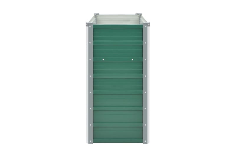 Odlingslåda upphöjd galvaniserat stål 100x40x77 cm grön - Grön - Utemöbler - Övrigt utemöbler - Tillbehör - Övriga trädgårdstillbehör