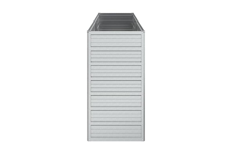 Odlingslåda upphöjd galvaniserat stål 160x40x77 cm silver - Silver - Utemöbler - Övrigt utemöbler - Tillbehör - Övriga trädgårdstillbehör