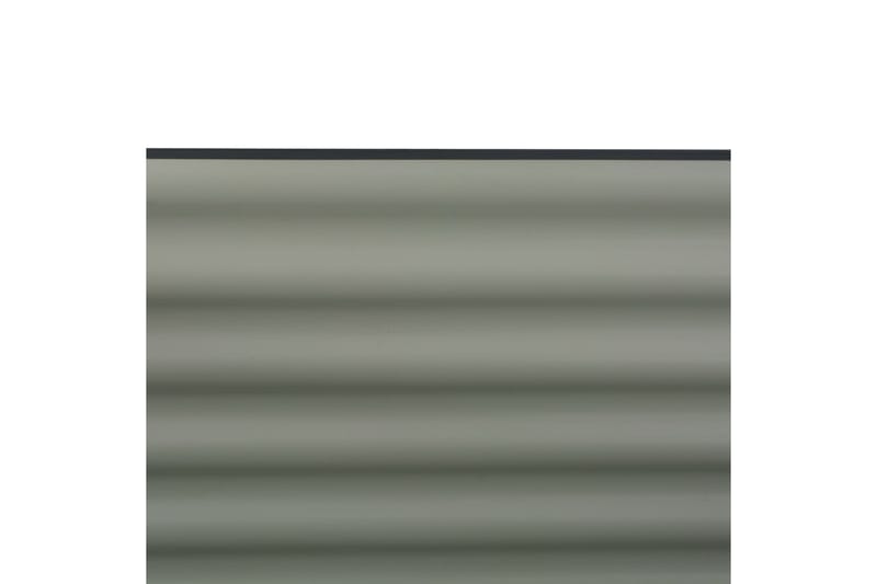 Odlingslåda upphöjd galvaniserat stål 160x80x44 cm grå - Grå - Utemöbler - Övrigt utemöbler - Tillbehör - Övriga trädgårdstillbehör