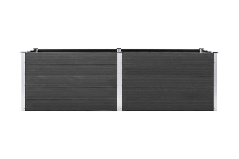 Odlingslåda upphöjd grå 200x50x91 cm WPC - Grå - Utemöbler - Övrigt utemöbler - Tillbehör - Övriga trädgårdstillbehör