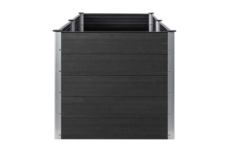 Odlingslåda upphöjd grå 200x50x91 cm WPC - Grå - Utemöbler - Övrigt utemöbler - Tillbehör - Övriga trädgårdstillbehör