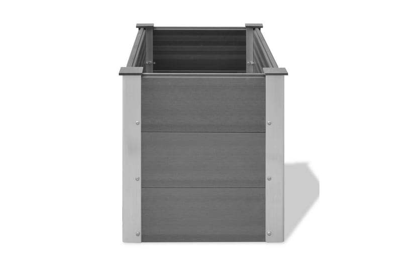 Odlingslåda upphöjd WPC 100x50x54 cm grå - Grå - Utemöbler - Övrigt utemöbler - Tillbehör - Övriga trädgårdstillbehör