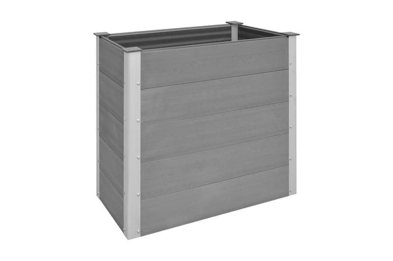 Odlingslåda upphöjd WPC 100x50x91 cm grå - Grå - Utemöbler - Övrigt utemöbler - Tillbehör - Övriga trädgårdstillbehör