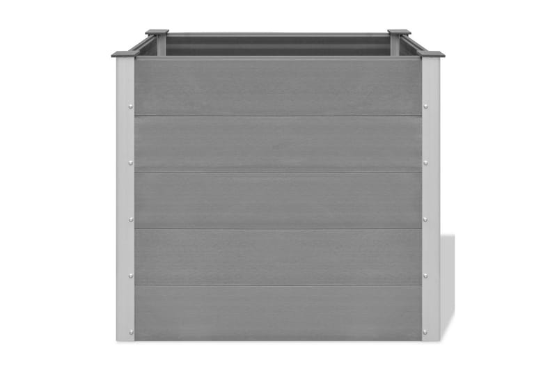 Odlingslåda upphöjd WPC 100x50x91 cm grå - Grå - Utemöbler - Övrigt utemöbler - Tillbehör - Övriga trädgårdstillbehör