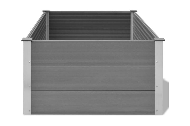 Odlingslåda upphöjd WPC 150x100x54 cm grå - Grå - Utemöbler - Övrigt utemöbler - Tillbehör - Övriga trädgårdstillbehör