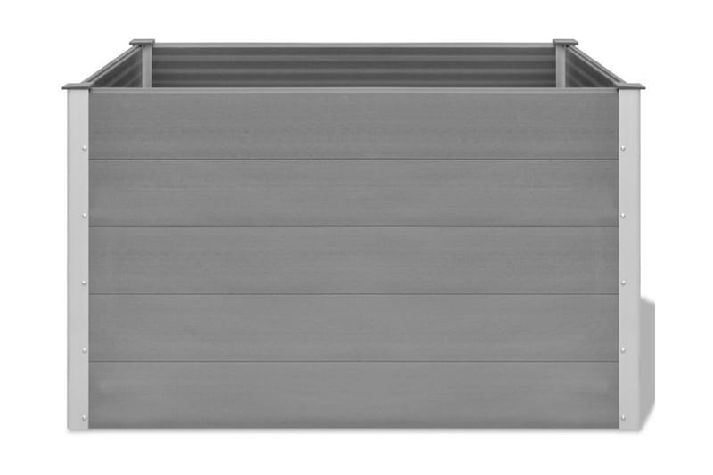 Odlingslåda upphöjd WPC 150x100x91 cm grå - Grå - Utemöbler - Övrigt utemöbler - Tillbehör - Övriga trädgårdstillbehör