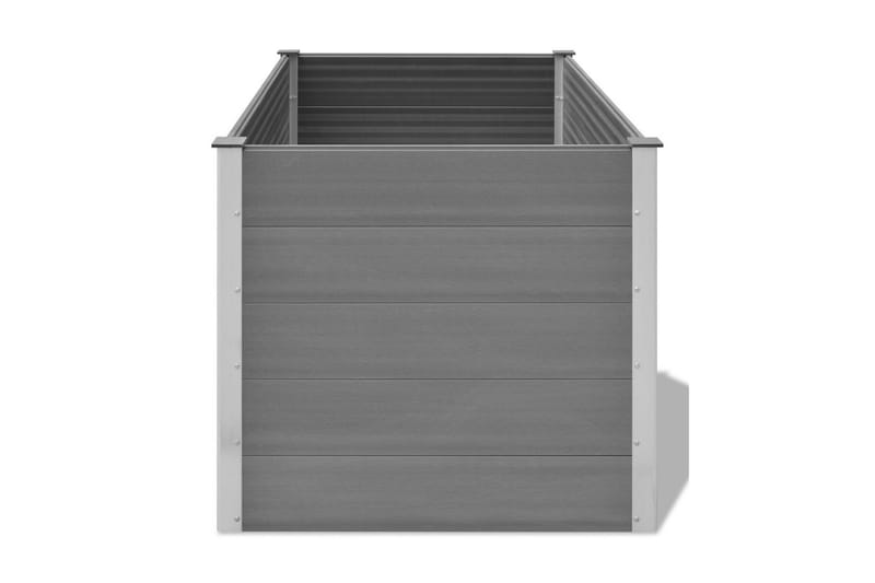 Odlingslåda upphöjd WPC 150x100x91 cm grå - Grå - Utemöbler - Övrigt utemöbler - Tillbehör - Övriga trädgårdstillbehör