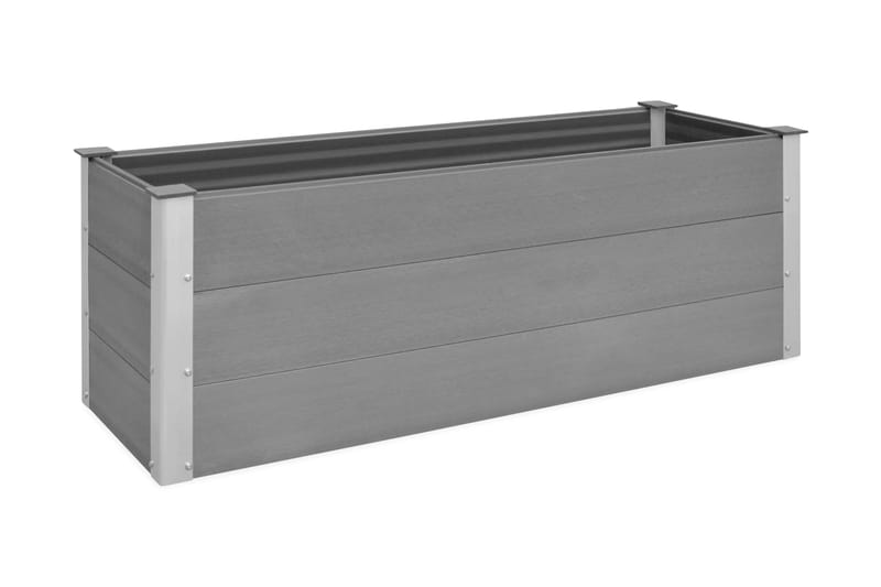 Odlingslåda upphöjd WPC 150x50x54 cm grå - Grå - Utemöbler - Övrigt utemöbler - Tillbehör - Övriga trädgårdstillbehör