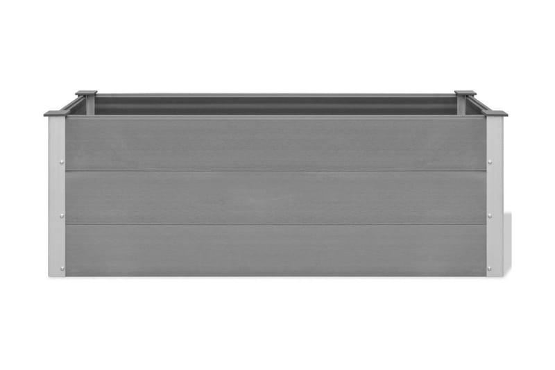 Odlingslåda upphöjd WPC 150x50x54 cm grå - Grå - Utemöbler - Övrigt utemöbler - Tillbehör - Övriga trädgårdstillbehör