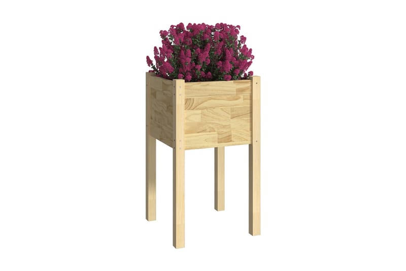 Odlingslådor 2 st 40x40x70 cm massiv furu - Brun - Utemöbler - Övrigt utemöbler - Tillbehör - Övriga trädgårdstillbehör