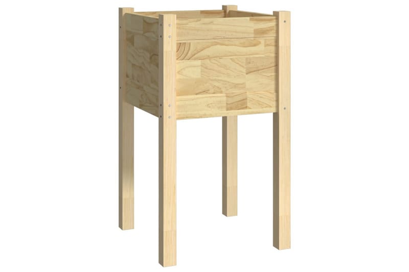 Odlingslådor 2 st 40x40x70 cm massiv furu - Brun - Utemöbler - Övrigt utemöbler - Tillbehör - Övriga trädgårdstillbehör