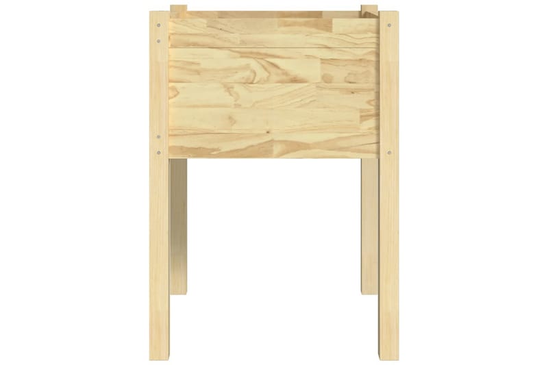 Odlingslådor 2 st 50x50x70 cm massiv furu - Brun - Utemöbler - Övrigt utemöbler - Tillbehör - Övriga trädgårdstillbehör