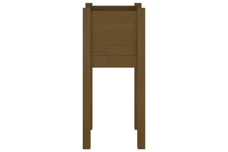Odlingslådor 2 st honungsbrun 31x31x70 cm massiv furu - Honung - Utemöbler - Övrigt utemöbler - Tillbehör - Övriga trädgårdstillbehör