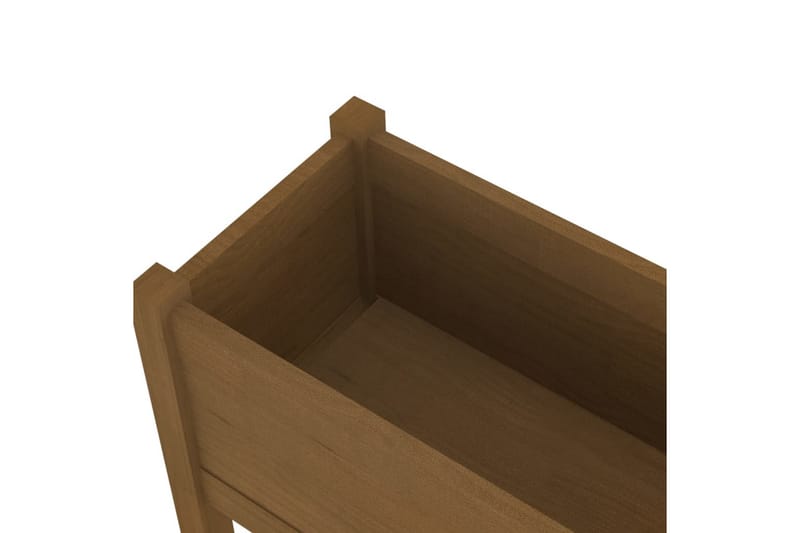 Odlingslådor 2 st honungsbrun 70x31x70 cm massiv furu - Honung - Utemöbler - Övrigt utemöbler - Tillbehör - Övriga trädgårdstillbehör