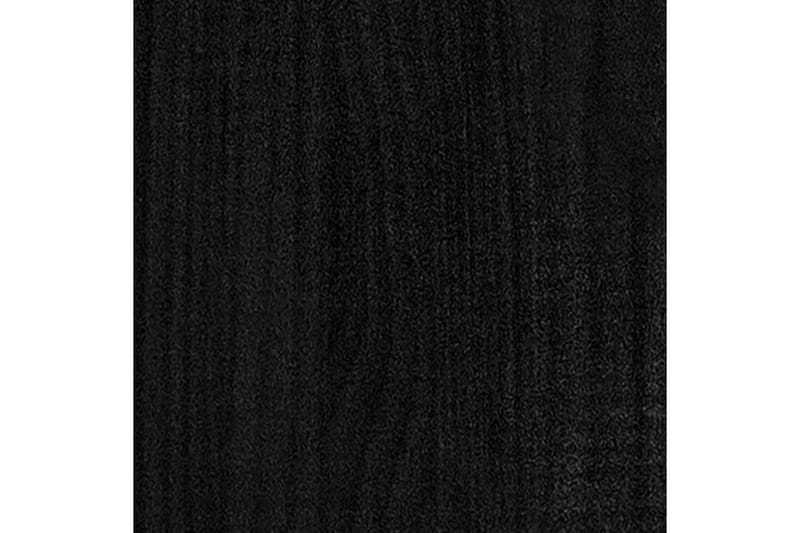 Odlingslådor 2 st svart 31x31x31 cm massiv furu - Svart - Övriga trädgårdstillbehör - Blomlåda