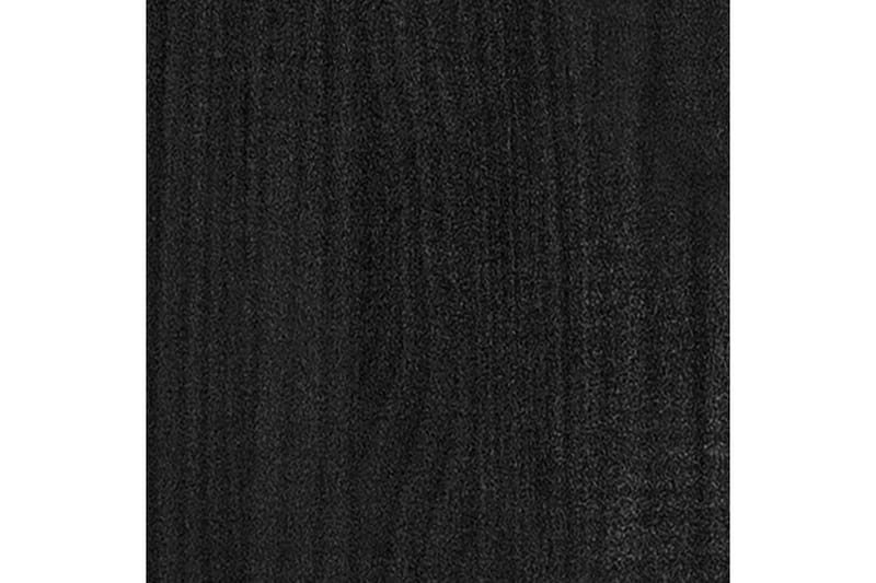 Odlingslådor 2 st svart 31x31x70 cm massiv furu - Svart - Utemöbler - Övrigt utemöbler - Tillbehör - Övriga trädgårdstillbehör