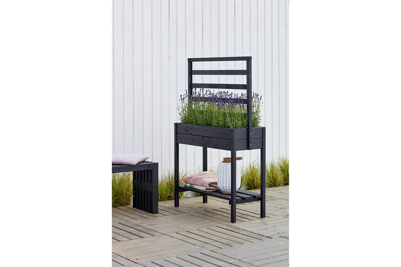 PLUS Blomlådor på Ben med Spaljé 137 cm - Utemöbler - Övrigt utemöbler - Tillbehör - Övriga trädgårdstillbehör