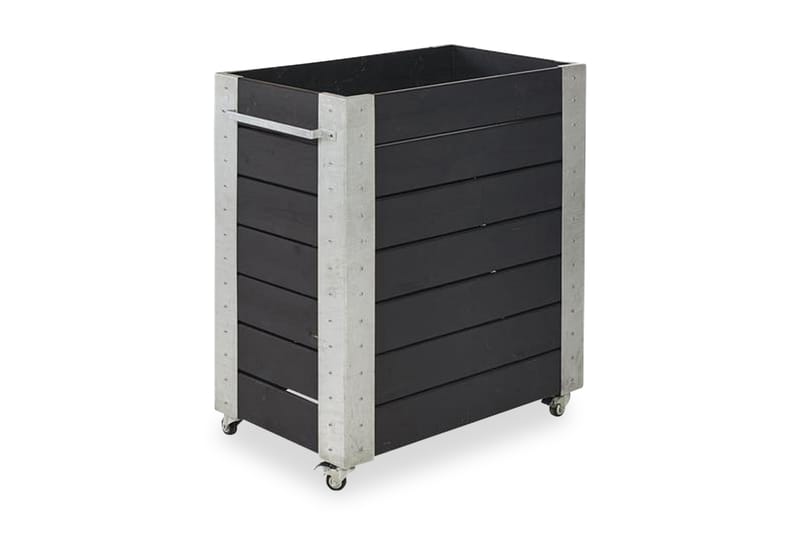 PLUS Cubic blomlåda 87x50x95 cm med stålhörn och hjul - Utemöbler - Övrigt utemöbler - Tillbehör - Övriga trädgårdstillbehör