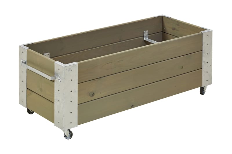 PLUS Cubic Blomlådor med Hjul 120 x45 cm - Utemöbler - Övrigt utemöbler - Tillbehör - Övriga trädgårdstillbehör