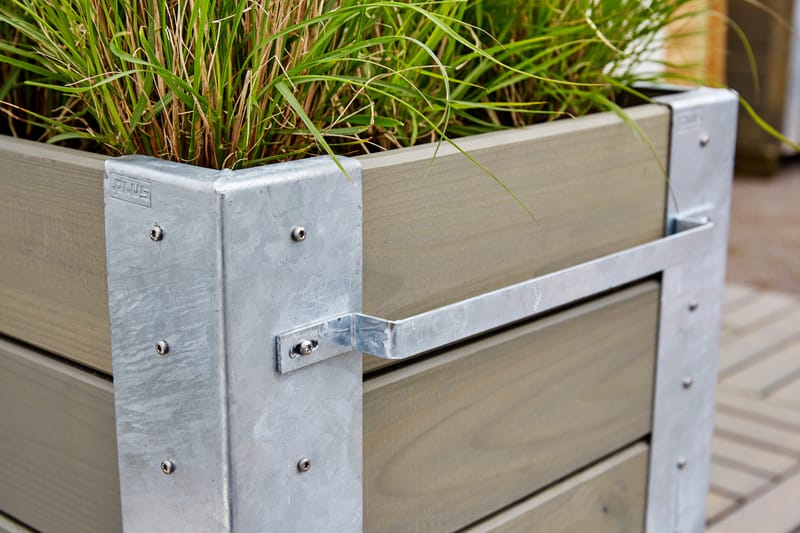 PLUS Cubic Blomlådor med Hjul 50x120x70 cm - Utemöbler - Övrigt utemöbler - Tillbehör - Övriga trädgårdstillbehör