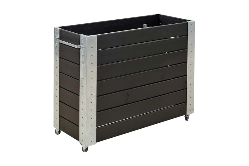 PLUS Cubic Blomlådor med Hjul 50x120x95 cm - Utemöbler - Övrigt utemöbler - Tillbehör - Övriga trädgårdstillbehör