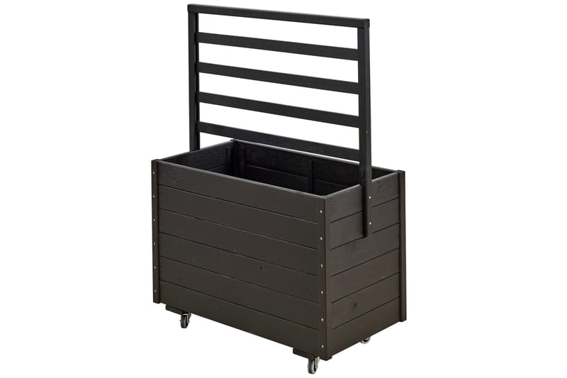 PLUS Planteringslåda med Spaljé och Hjul 124 cm - Utemöbler - Övrigt utemöbler - Tillbehör - Övriga trädgårdstillbehör