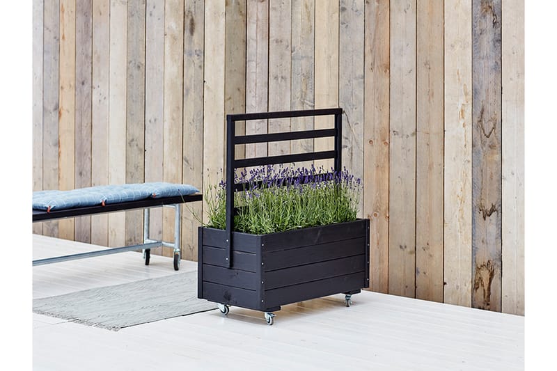 PLUS Planteringslåda med Spaljé och Hjul 105 cm - Utemöbler - Övrigt utemöbler - Tillbehör - Övriga trädgårdstillbehör