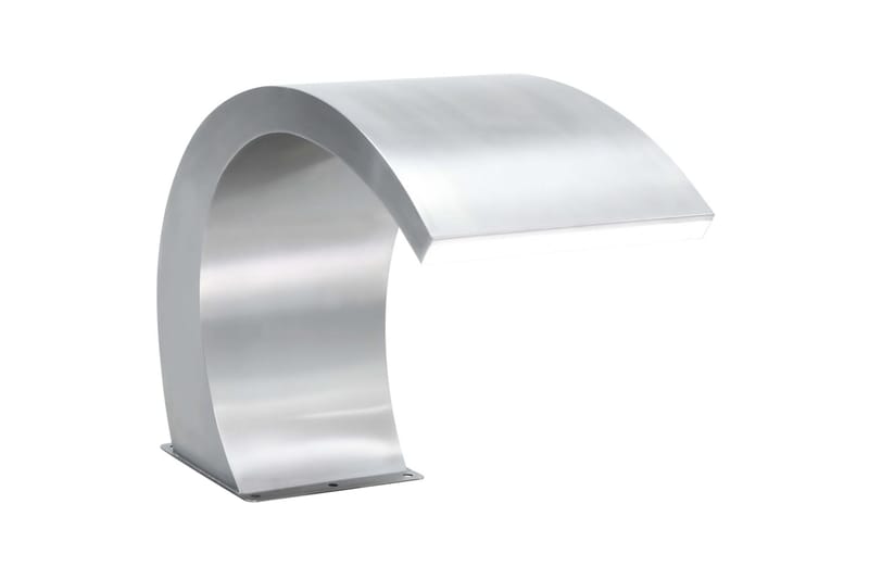 Poolfontän med LED rostfritt stål 30x60x45 cm - Silver - Utemöbler - Övrigt utemöbler - Tillbehör - Övriga trädgårdstillbehör