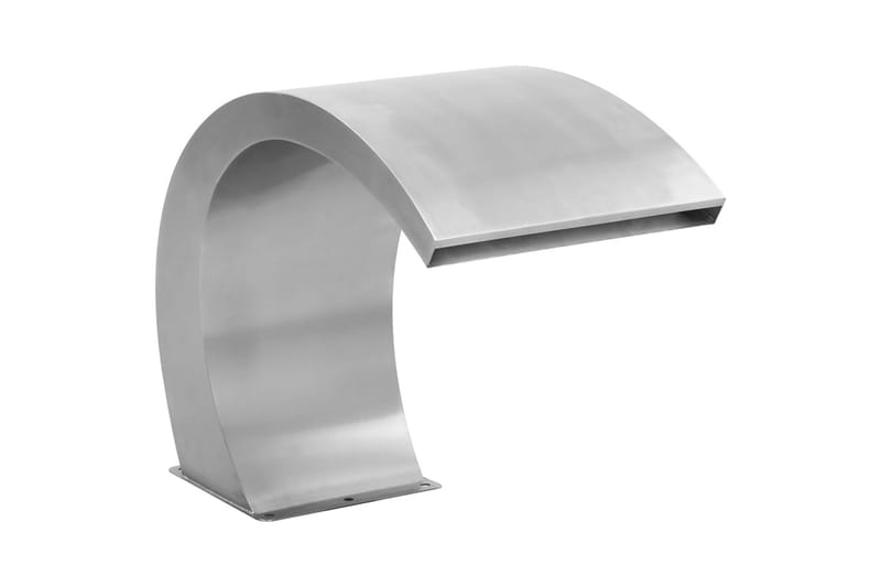 Poolfontän med LED rostfritt stål 30x60x45 cm - Silver - Utemöbler - Övrigt utemöbler - Tillbehör - Övriga trädgårdstillbehör