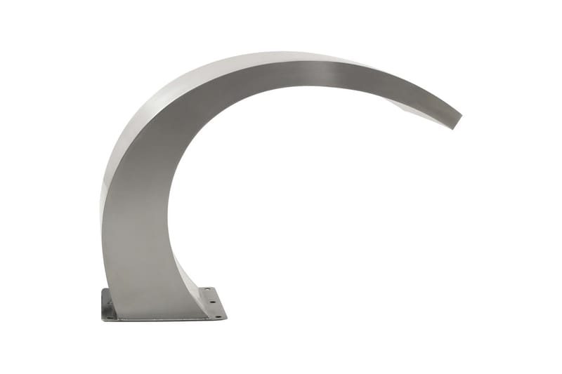 Poolfontän med LED rostfritt stål 30x60x45 cm - Silver - Utemöbler - Övrigt utemöbler - Tillbehör - Övriga trädgårdstillbehör