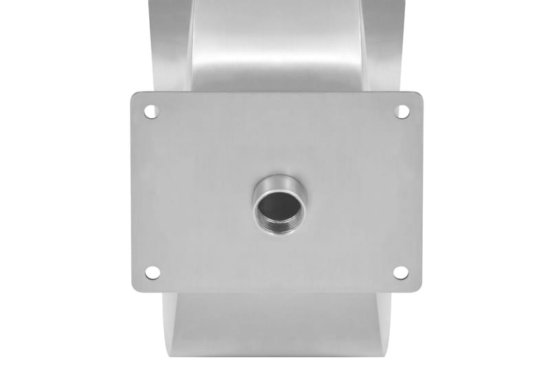 Poolfontän rostfritt stål 50x30x53 cm silver - Silver - Utemöbler - Övrigt utemöbler - Tillbehör - Övriga trädgårdstillbehör