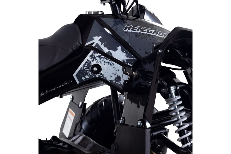 Premium el-ATV för barn 1200W 48V 12Ah batteri Svart - Utemöbler - Övrigt utemöbler - Tillbehör - Övriga trädgårdstillbehör