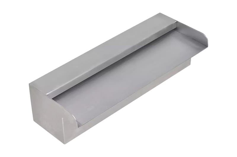 Rektangulärt Vattenfall Poolfontän i rostfritt stål 30 cm - Silver - Utemöbler - Övrigt utemöbler - Tillbehör - Övriga trädgårdstillbehör
