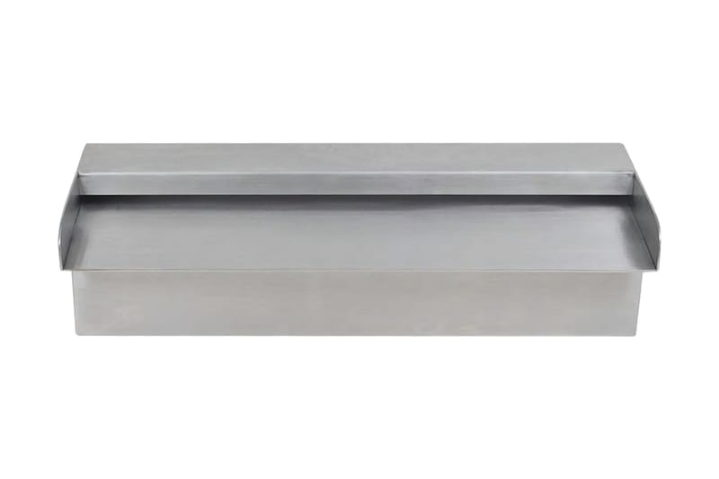 Rektangulärt Vattenfall Poolfontän i rostfritt stål 30 cm - Silver - Utemöbler - Övrigt utemöbler - Tillbehör - Övriga trädgårdstillbehör
